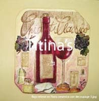 - Bajo relieve en Pasta ceramica con decoupage 3 -